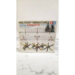 Tamiya Model Kit Military Miniatures 1/35 Scale Barricade Set NEW IN BOX